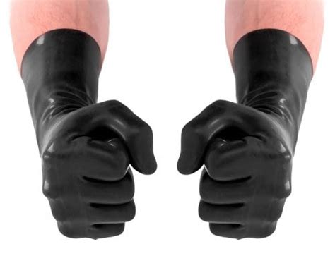 Latex fist gloves
